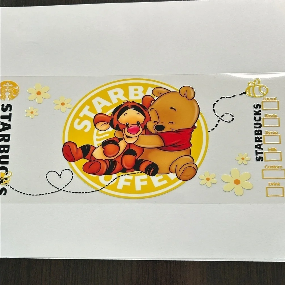 Pooh Tigger Starbies Cup Wrap 157